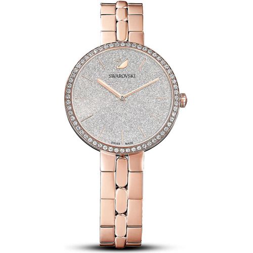 Swarovski Damen Uhr 5517803 Cosmopolitan | Roséfarbenes Metallarmband | Rosé Vergoldetes PVD-Finish