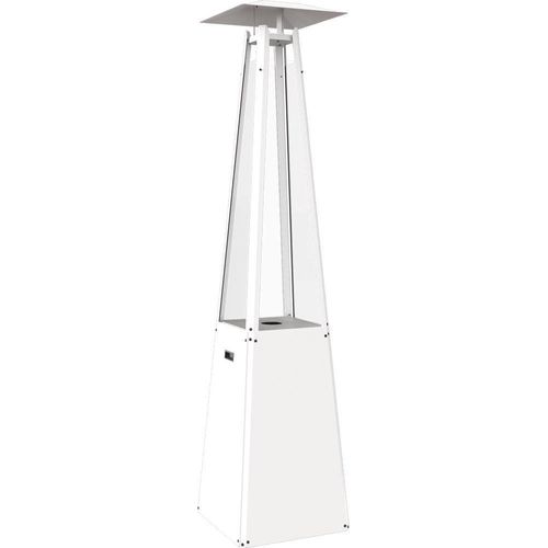 Gasheizstrahler Umbrella Stahl weiß 12kW Set
