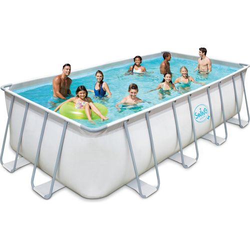 SWING Elite Metallrahmen-Rechteckpool 5,49 x 2,74 m