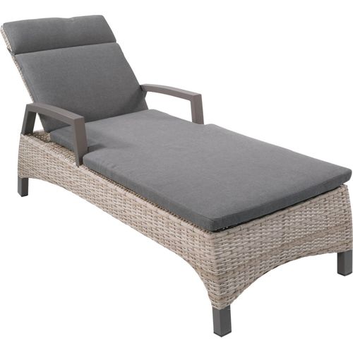 Gartenliege PRATO MOUNTAIN, 162 x 70 x 101 cm in taupe