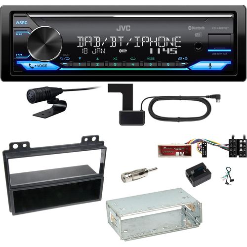 JVC KD-X482DBT Bluetooth Digitalradio Einbauset für Ford Fusion Fiesta