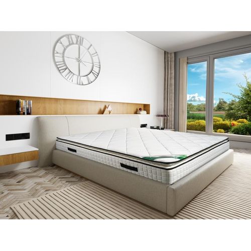 Matratze - 140 x 190 cm - Schaumstoff & Bambusbezug - Stärke 23 cm - ADANA von NATUREA