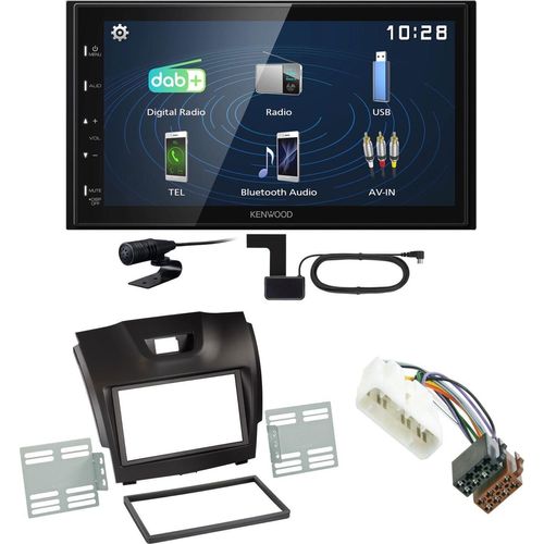 Kenwood DMX129DAB DAB+ Bluetooth USB Einbauset für Isuzu D-Max 2