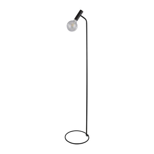 Stehleuchte, Stahl mattschwarz, H 152 cm