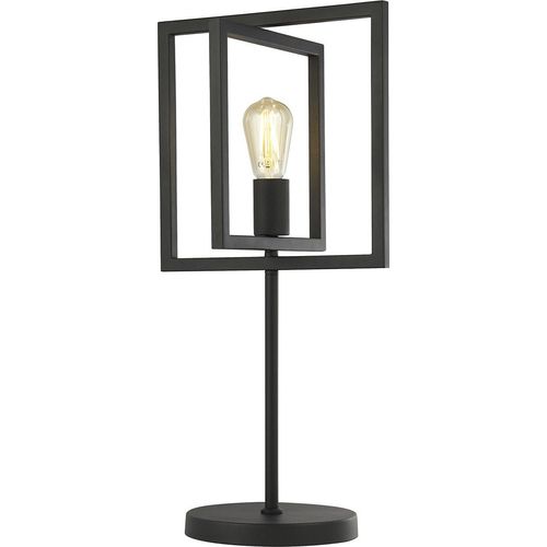 1Lt Adjustable Table Lamp, Matt Black