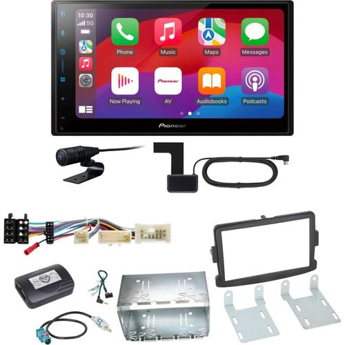 Pioneer SPH-DA77DAB CarPlay Android Auto Einbauset für Renault Captur Master