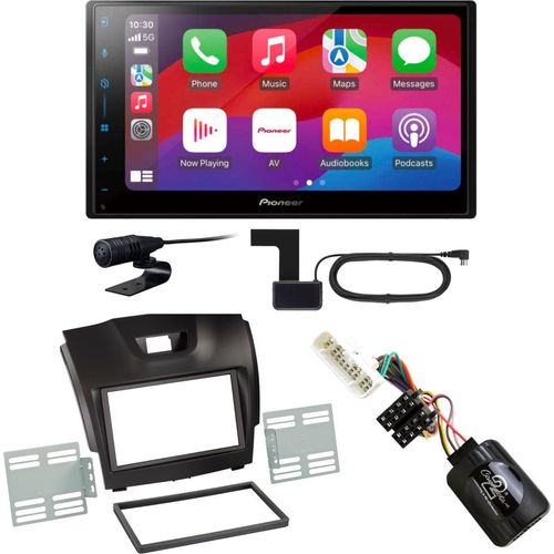 Pioneer SPH-DA77DAB CarPlay Android Auto DAB+ Einbauset für Isuzu D-Max 2
