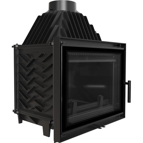 Kamineinsatz Gusseisen KRATKI ZOSIA DECO 12 kW Ø 200