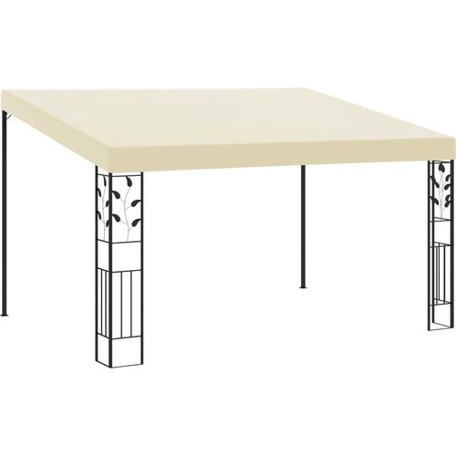 Wand-Pavillon 4x3x2,5 m Cremeweiß
