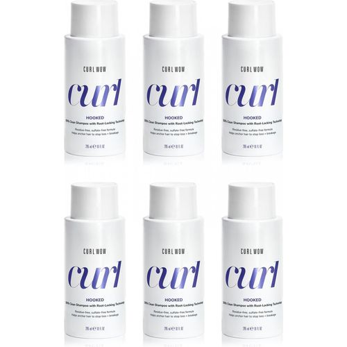 Curl Wow Hooked Clean Shampoo 6x295 ml