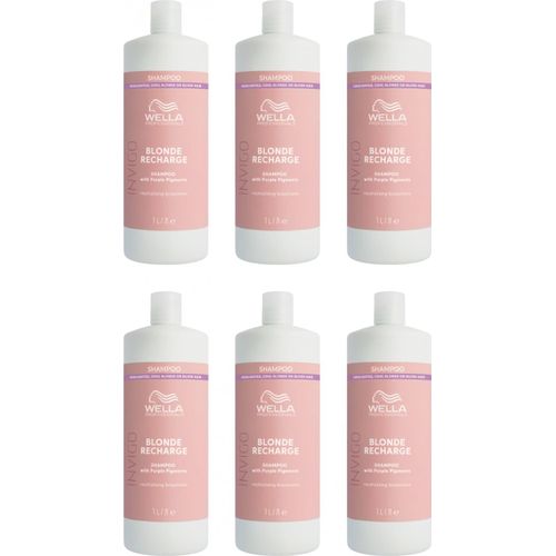 Invigo Blonde Recharge Refreshing Shampoo / Kühl Blond 6x1000 ml