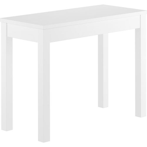 Schminktisch Beistelltisch Laptoptisch 100x45 Kiefer waschweiß V-90.70-55AW