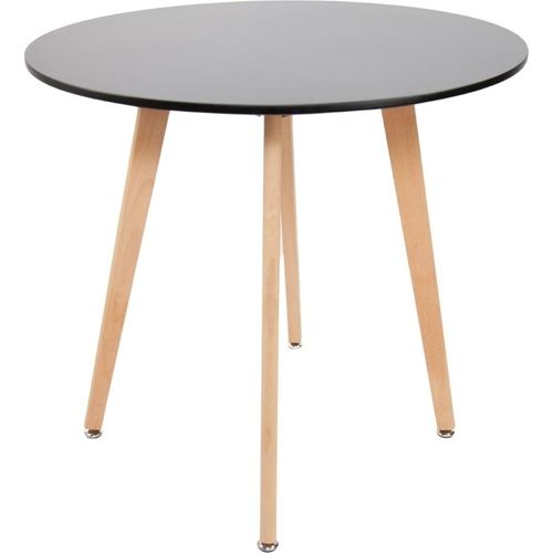 Runder Esstisch Eden Ø80 cm - Schwarz