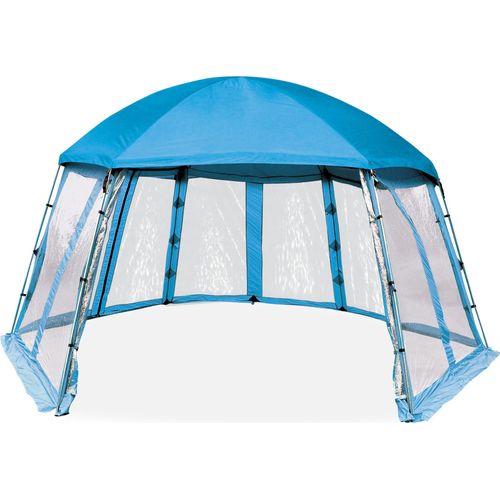 Mountfield Poolhaus-Überdachung Beige 4,33×5×2,5 m