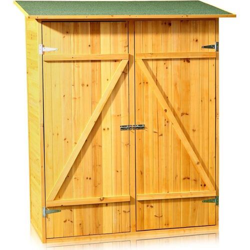 Gartenschrank Geräteschuppen Holzhäuschen Gerätehaus Verschließbar Stauraum Holz