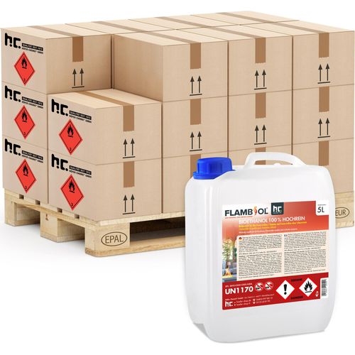 96x 5 L FLAMBIOL® Bioethanol 100 % Hochrein