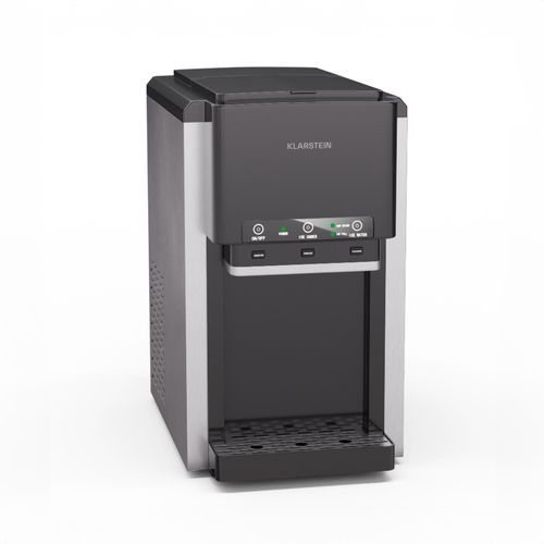 Klarstein ArcticBlend 3in1-Eiswürfelmaschine – 20 kg/24 h, Kugeleis & Crushed Ice, Wasserspender, 6-Liter-Wassertank, Edelstahl, Eiswürfelbereiter, Ice Maker, Schwarz
