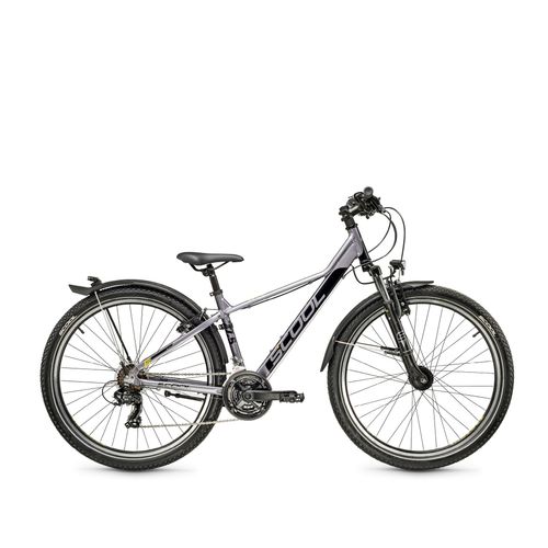 S'COOL troX EVO 27,5 Zoll 21-Gang Shimano Grey/Black | Kinderfahrrad | Jugendfahrrad | 27,5 Zoll | Mountainbike | 21 Gang | Rahmenhöhe 40
