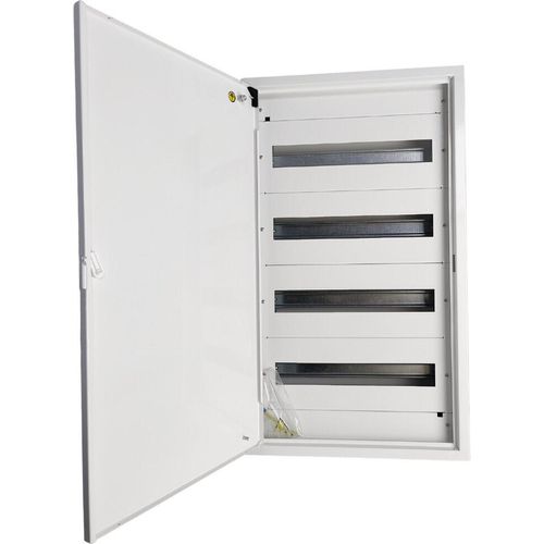 Doktorvolt Verteilerkasten Aufputz Sicherungskasten aus Metall 72 Module 4-reihig IP30 1192