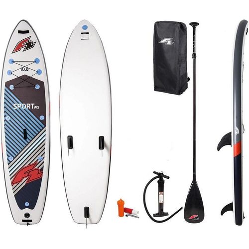 F2 SUP Windsurf Board Set 329cm 10,8 inkl. Paddle Pumpe Reparaturset Surfen Wassersport Sport Rigg Stand Up