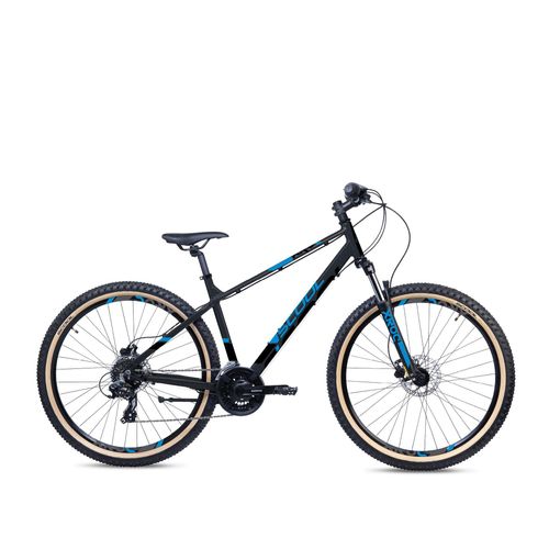 S'COOL Xroc plus 27,5 Zoll 24-Gang Altus RH45 - Black/Blue | Kinderfahrrad | Jugendfahrrad | 27,5 Zoll | Mountainbike | 24 Gang | Rahmenhöhe 45