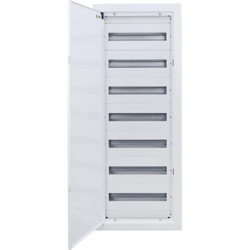 Doktorvolt Verteilerkasten Unterputz Sicherungskasten aus Metall 126 Module 7-reihig IP30 2090