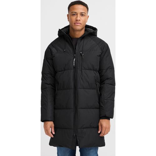 Blend BHMkarsin Herren Parka Winterjacke Jacke mit Kapuze regulierbarem Elastikband Reißverschlusstaschen Rippbündchen Label-Details Regular fit
