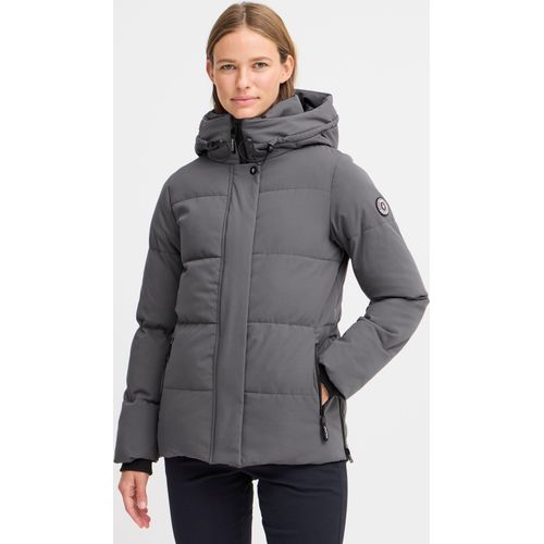 OXMO OXGillie Herren Steppjacke Winterjacke Jacke mit Kapuze Reißverschlusstaschen regulierbarem Elastikband hohem Kragen Rippbündchen Regular fit