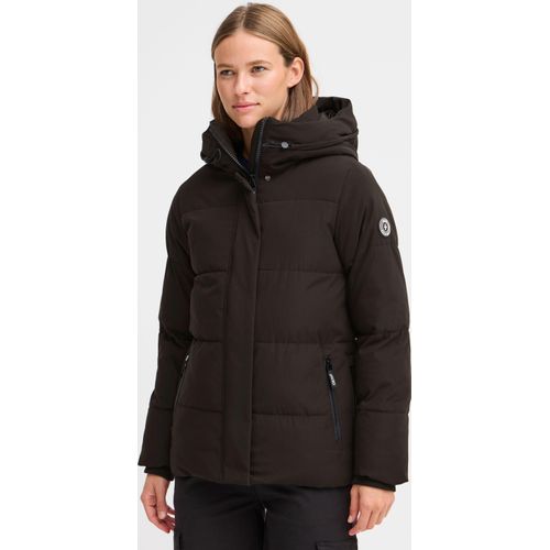 OXMO OXGillie Herren Steppjacke Winterjacke Jacke mit Kapuze Reißverschlusstaschen regulierbarem Elastikband hohem Kragen Rippbündchen Regular fit