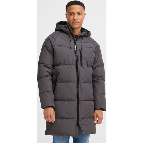 Blend BHMkarsin Herren Parka Winterjacke Jacke mit Kapuze regulierbarem Elastikband Reißverschlusstaschen Rippbündchen Label-Details Regular fit