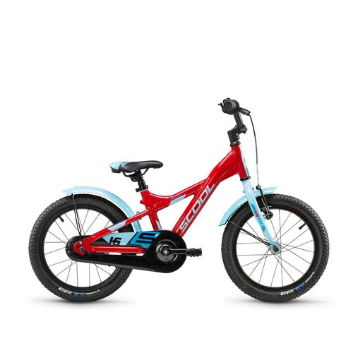 Kinderfahrrad S'COOL XXlite 16 Zoll 1-Gang Red/Light Blue