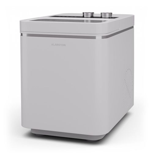 Klarstein IceCraft Eiswürfelmaschine – 12 kg/24 h, Eiswürfel in 6 Minuten, 2 Größen, Automatische Reinigung, Eiswürfelbereiter für Küche & Bar, 150 W, Eiswürfelspender, Weiß
