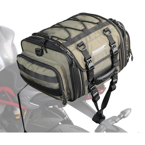 Rhinowalk Motorrad Sitztasche Wasserdicht 19-26L Hecktasche Erweiterbar