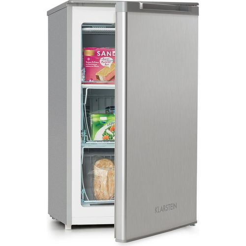 Klarstein Mini Gefrierschrank, Klein & Leise, Freistehender Gefrierschrank, 69L Kleiner Gefrierschrank, Tiefkühlschrank mit Eiswürfelform & Eisschaber, Effiziente Gefrierschränke, Kompakter Freezer