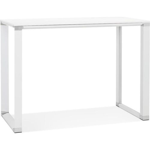 Kadima Design Hoher Bürotisch Weiß | Stehtisch 140x70cm | Bartisch Stehschreibtisch Modern | Multifunktional Für Büro & Zuhause | Küchentresen