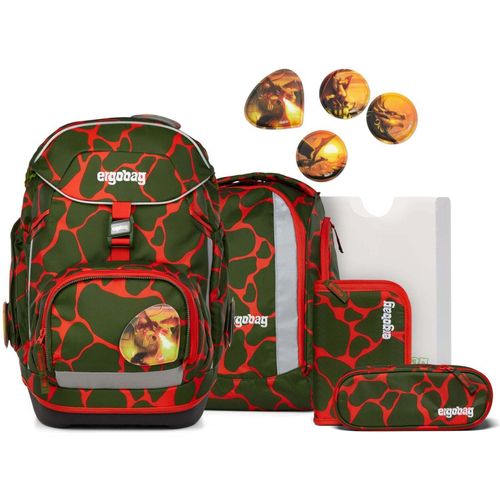 ergobag Pack Schulrucksack Set 6-tlg. FeuerspeiBär 2025