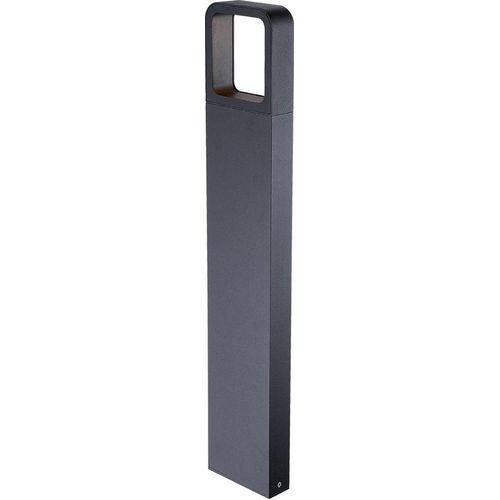LED Außen Stehleuchte, Alu, dunkelgrau, H 65 cm