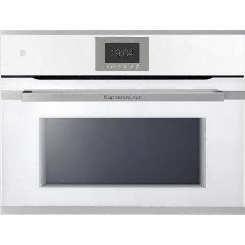 Kompakt Mikrowellen-Backofen mit ökotherm®, Weiß TFT Display, Bratenthermometer und 22 Funktionen