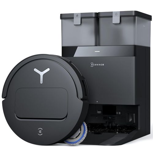 ECOVACS Roboterstaubsauger DEEBOT T50 PRO OMNI Staubsauger Roboter, Saug- und Wischroboter 15000 Pa mit Wischfunktion Saugroboter Schwarz