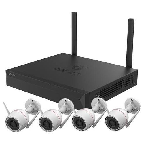 Ezviz Wi-Fi Videoüberwachungs-Kit 4 IP-Kameras 4MP 8 Kanäle NVR HKX5SH3CP