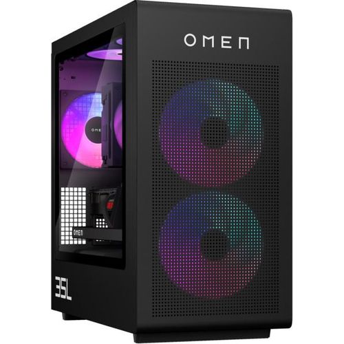 Gaming-PC OMEN GT16-0574ng, Schwarz, AMD Ryzen 7 8700G, 32 GB, 1 TB M.2 SSD, RTX 4070 SUPER 12GB, Windows 11