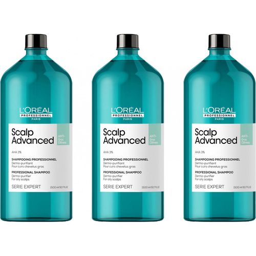 Serie Expert Scalp Advanced Anti-Oiliness Shampoo 3x1500 ml