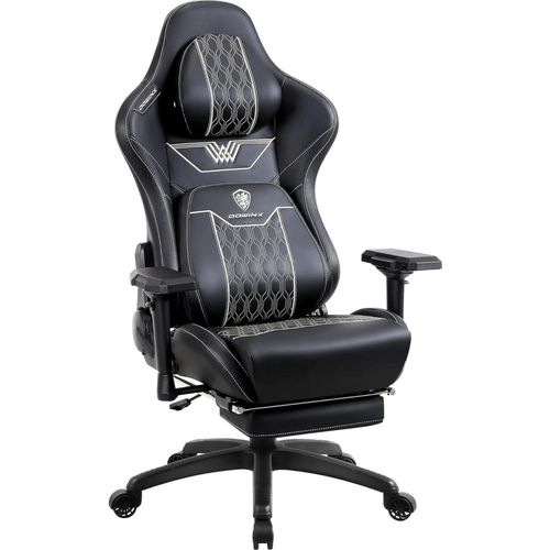 Gaming Stuhl Dowinx 4D Armlehnen Ergonomisch Bürostuhl Schwarz