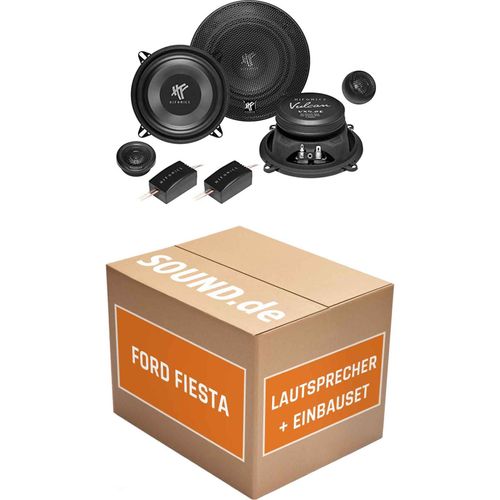 Lautsprecher Boxen Einbaupaket vorne Hifonics VX5.2E passend für Ford Fiesta MK4 | 2x Tief-Mitteltöner 2x Hochtöner 2x Frequenzweiche