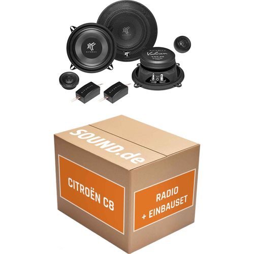 Autoradio Einbaupaket Hifonics VX5.2E passend für Citroen C8 (2. Generation) | 2x Tief-Mitteltöner 2x Hochtöner 2x Frequenzweiche