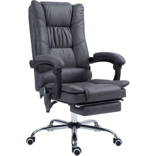 Massage Bürostuhl mit Wärmefunktion, 135° neigbar, höhenverstellbar, bis 120 kg, ergonomisch