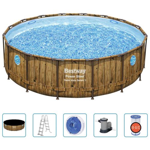Power Steel Swimmingpool-Set 488x122 cm