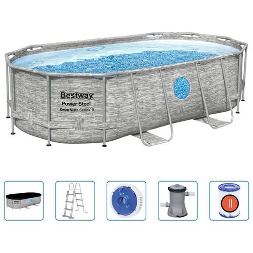 Power Steel Pool-Set 427x250x100 cm