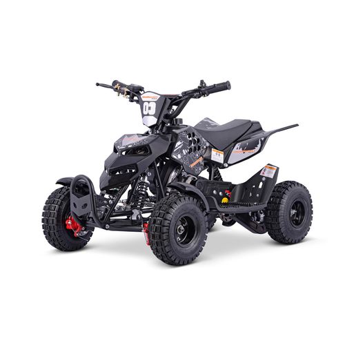 Kinderquad 49cc Miniquad 2-Takt Benzin ATV MRM Repti 4 Zoll 49cc 2T schwarz