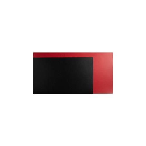 Exacompta Schreibunterlage BeeBlue, PU-Kunstleder, flexibel & rutschfest, abwischbar, B 400 x T 800 mm, schwarz/rot